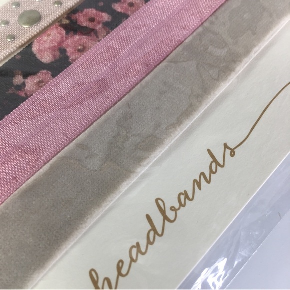 New set of 4 Anthropologie elastic headbands stretch - Picture 4 of 5